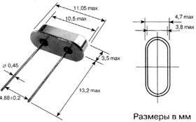 Кварцовий резонатор 25mhz HC49/S кор. 3002923 фото