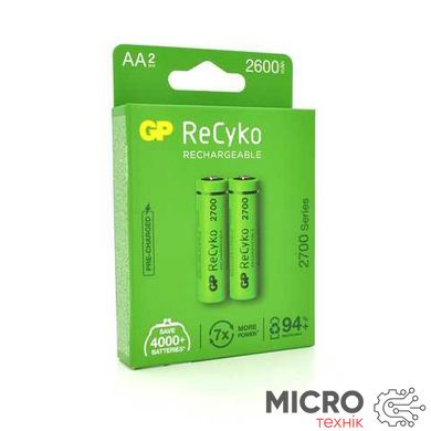 R6 (AA) Акумулятор 2600mAh 270AAHCE-ЕB2 (Recyko) NiMH 3045841 фото