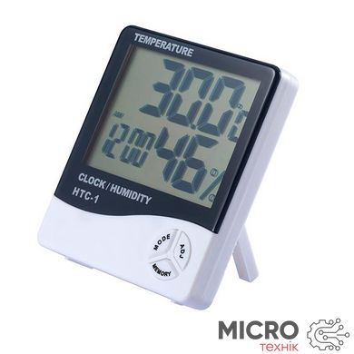 Термогигрометр электронный HTC-1 [настольный] 3032044 фото