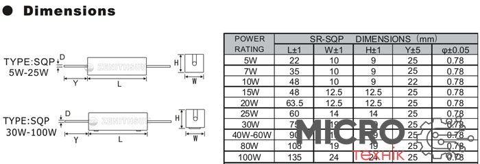 Резистор SQP 2.2R 5W 3001612 фото