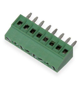 Клеммник винтовой WJEK254-2.54-08p-140-00a Зеленый 3034482 фото