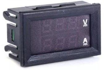 Модуль Ампервольтметр 0-100v 100a червоний-синій без шунту 3035912 фото