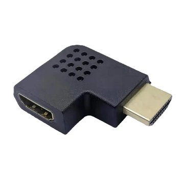 Перехідник HDMI-HDMI кутовий 90° прав (тато-мама) 3048073 фото