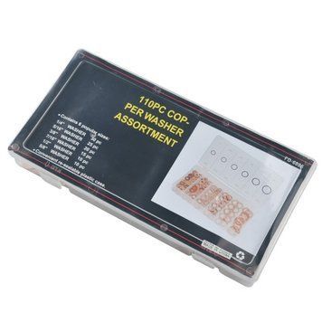 Набор MF-9655, медные шайбы 110 штук 3032500 фото