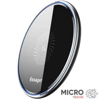 Беспроводное зарядное устройство Qi 15W Wireless Charger черное 3044461 фото