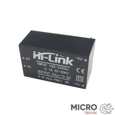 AC-DC 220V to 5V 3W HLK-PM01 3040751 фото