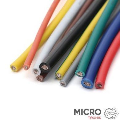 Провода монтажные UL1015 10AWG (105*0.254mm) синий 3043444 фото
