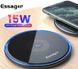 Бездротове зарядне пристрій Qi 15W Wireless Charger чорне 3044461 фото 3