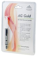 Паста теплопровідна AG Gold шприц 1 г, 2.8 Вт/мК art.AGT-163 3014379 фото