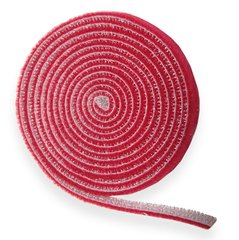 Стрічка-липучка двостороння Velcro [10мм х1м] Червоний -Розпродаж!- 3023098 фото