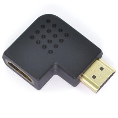 Переходник HDMI-HDMI угловой 270° левый (папа-мама) 3048075 фото