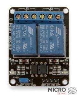 Модуль 51 AVR 2 реле 12V з опторозв'язкою 3042287 фото