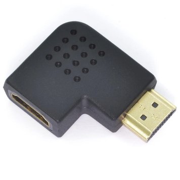 Перехідник HDMI-HDMI кутовий 270 ° лівий (тато-мама) 3048075 фото