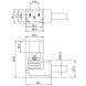 Штекер мережевий C14 кутовий гориз. 90° на кабель (мідь) 3041337 фото 5