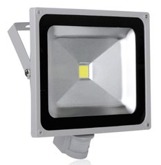 LED прожектор 50W/0,5W холодный свет, датчик движения 3026420 фото