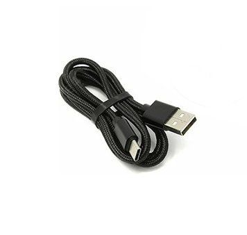 Кабель магнітний USB2.0 AM/Type-C 1м чорна текстильн. обплетення 3034278 фото