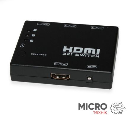 Конвертер HDMI коммутатор 3 входа, ДУ 3023250 фото