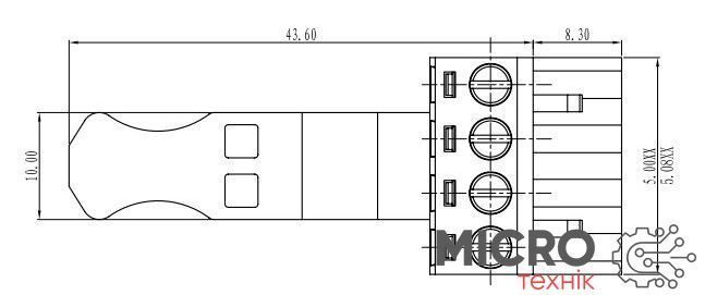 Клемник роз'ємний WJ2EDGKZ-5.08-02P-140-00A 3018465 фото