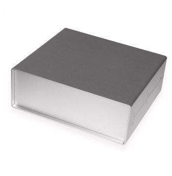 Корпус алюминиевый 80*215*190MM KH-195-3 (AL-10) Silver 3029481 фото