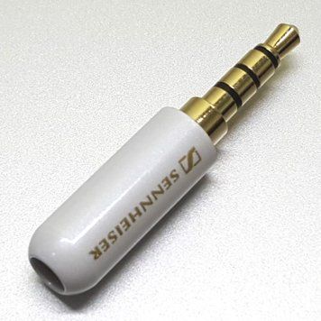 Штекер на кабель Sennheiser 4-pin 3.5mm эмаль Белый, тип А 3023989 фото
