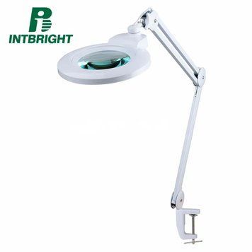 Лупа настільна прямокутна 9006led-178-3d 3 діоптрії БІЛА 3048180 фото