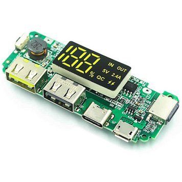 Модуль Powerbank H961-U, 2xUSB, 5V, 2,4A 16748/0 фото