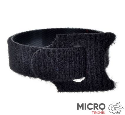 Кабельне стягування Velcro ЧОРНА 150х10мм без пряжки 3026357 фото