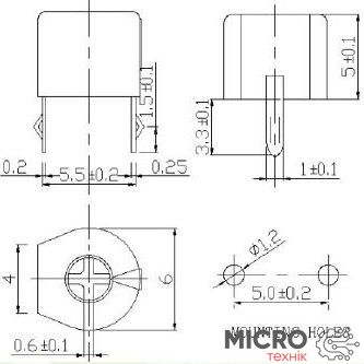 Подстроечный конденсатор STC6070 3019754 фото