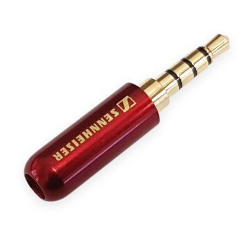 Штекер на кабель Sennheiser 4-pin 3.5mm эмаль Красный, тип Б 3033392 фото