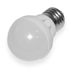 Лампа Світлодіодна LED 3w тепле світло, молочний пластик 3026427 фото