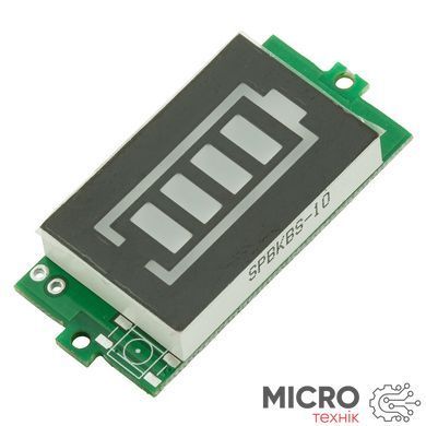 Модуль Индикатор батареи 1s Li-ion 4.2v синий 3039393 фото