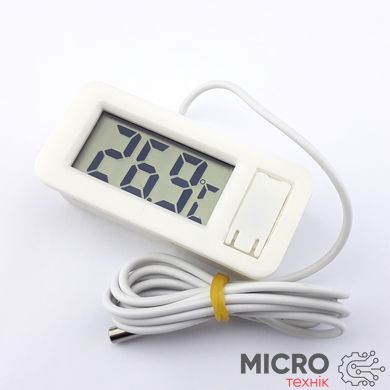 Термометр електронний панельний S-30 [-50°C ~+110°C, білий] 3035301 фото