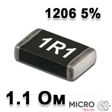 Резистор SMD 1.1R 1206 5% 3002154 фото