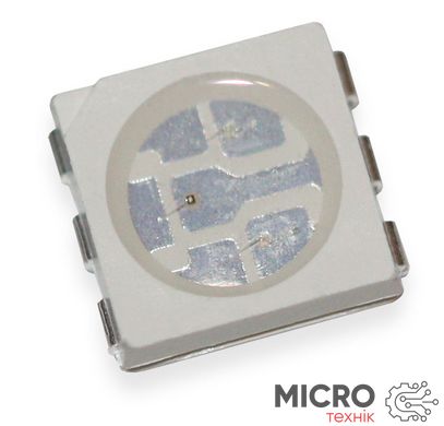 Світлодіод SMD 5050 Зелений 10-12lm 520-525nm 3033921 фото