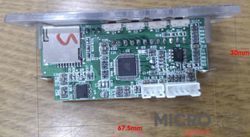 Фронтальная панель ZTV-CT04 MP3/часа/FM/USB/TF#00card/пульт 3019902 фото