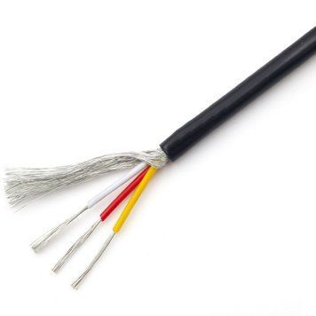 Кабель сигнальный UL2547 3х24awg (7/0.16) экранирован. ПВХ черный 3039488 фото