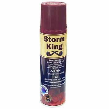 Газ для запальничок Storm King 270 мл, металевий балончик 3045031 фото
