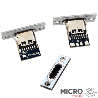 Плата друкована з роз'ємом USB Type-C 4pin female біла CN-43 3049030 фото