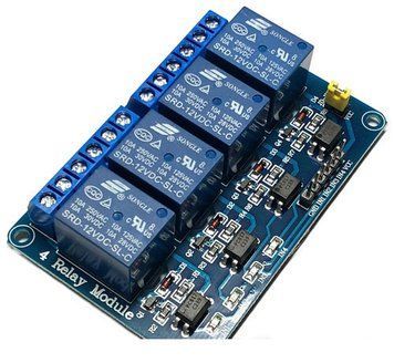 Модуль 51 AVR 4 реле 12V с опторазвязкой 17181 фото