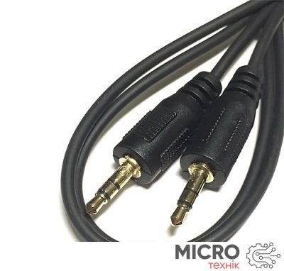 Кабель AUX 3,5mm stereo 1м 12492 фото