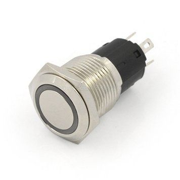 Кнопка антивандальна HQ16N/F11-12V-B 14016 фото