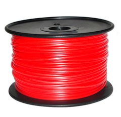 Пластик PLA 3мм цвет Red, катушка 1кГ 3024396 фото