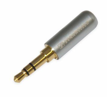 Штекер на кабель Sennheiser 3-pin 3.5mm эмаль Серый, тип Б 3033385 фото