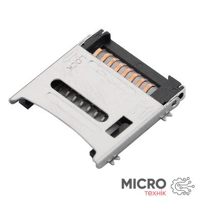 Роз'єм для Micro SD, шарн. кришка картки, SMD 3012932 фото