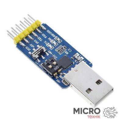 Перетворювач CP2102 інтерфейсів USB-UART, RS232 та RS485 3039920 фото