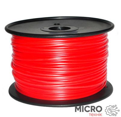 Пластик PLA 3мм цвет Red, катушка 1кГ 3024396 фото