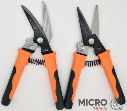Ножницы изогнутые для резки жести и проволоки, SK5, HRC 58-64 3047023 фото