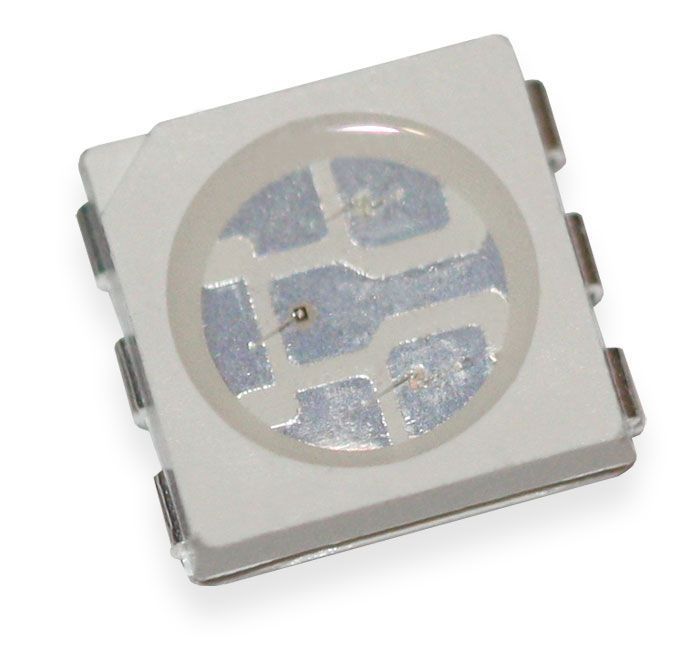 Светодиод SMD 5050 Зеленый 515-525nm 10-12Lm 3.0-3.4V 3048065 фото