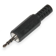 Штекер на кабель 2.5mm 3-pin стерео пластик 3018257 фото