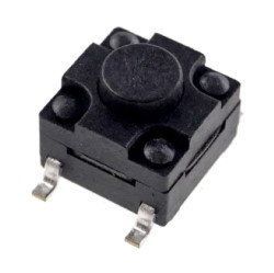 Кнопка тактова вологозахищена TACT 6x6-8.0mm IP67 SMD 3044557 фото